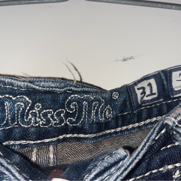 Miss Me Women's Blue Denim Shorts - Picture 4 of 5